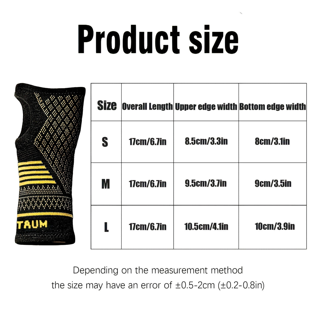 Copper Compression Wrist Support Sleeves