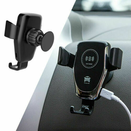 10W Qi Automatic-Clamping Wireless Car Charger
