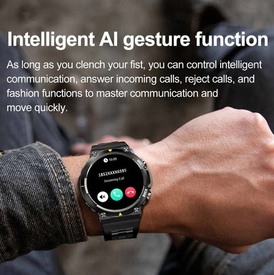 MAX18 AMOLED Smartwatch with Bluetooth Calls &amp; AI Fitness Tracking