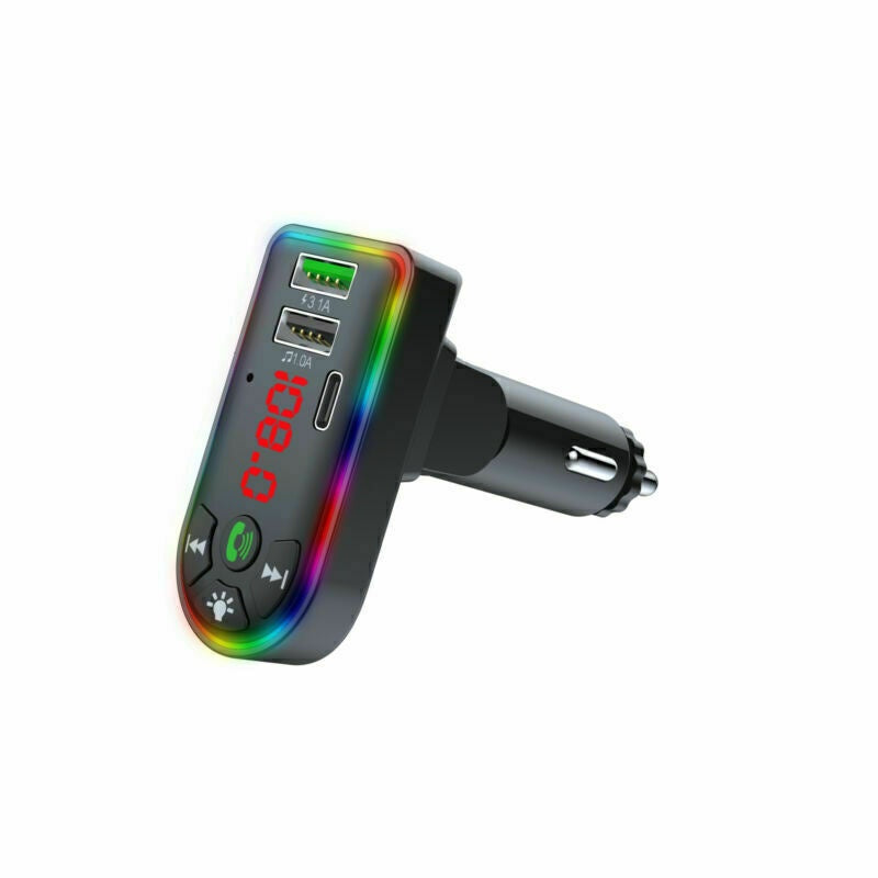 Bluetooth 5.0 FM Transmitter &amp; Car Charger