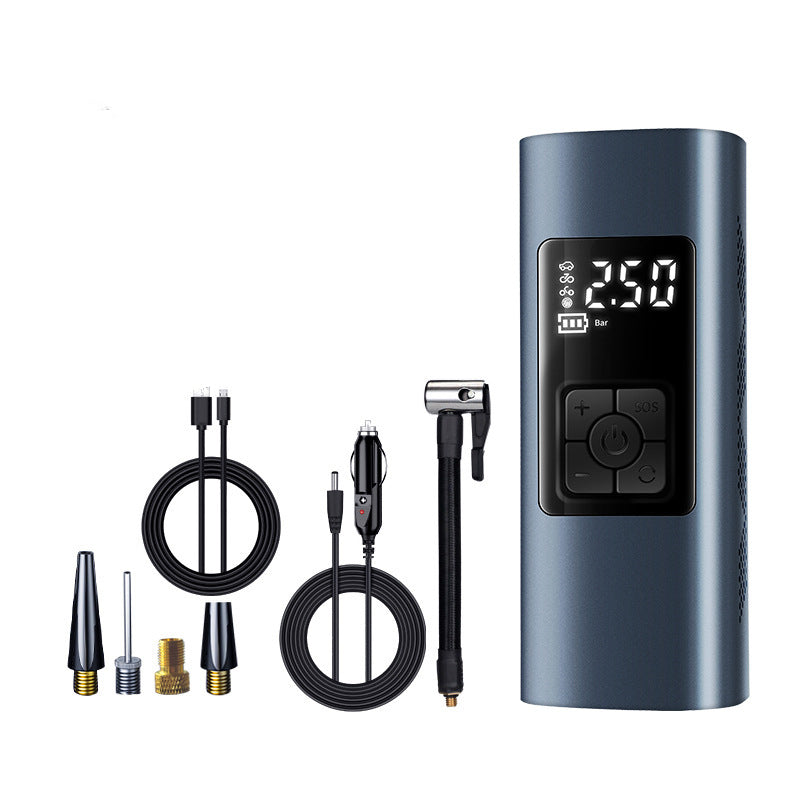 Wireless Portable Tire Inflator with Digital Gauge