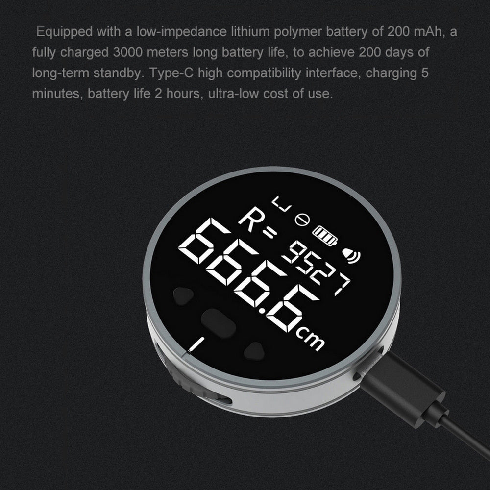 Smart Digital Measuring Ruler – Ultra-Precise Rolling Distance Tool
