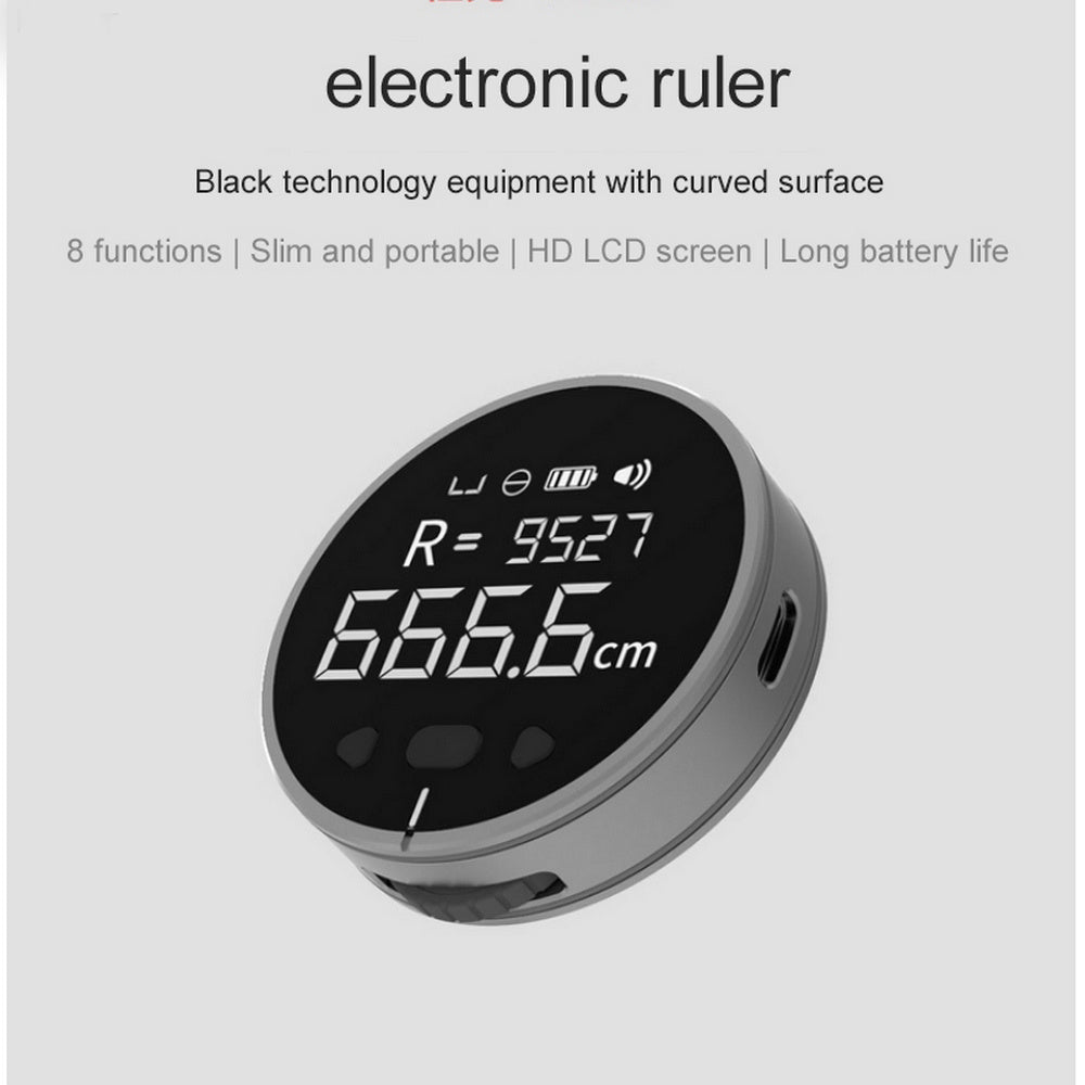 Smart Digital Measuring Ruler – Ultra-Precise Rolling Distance Tool