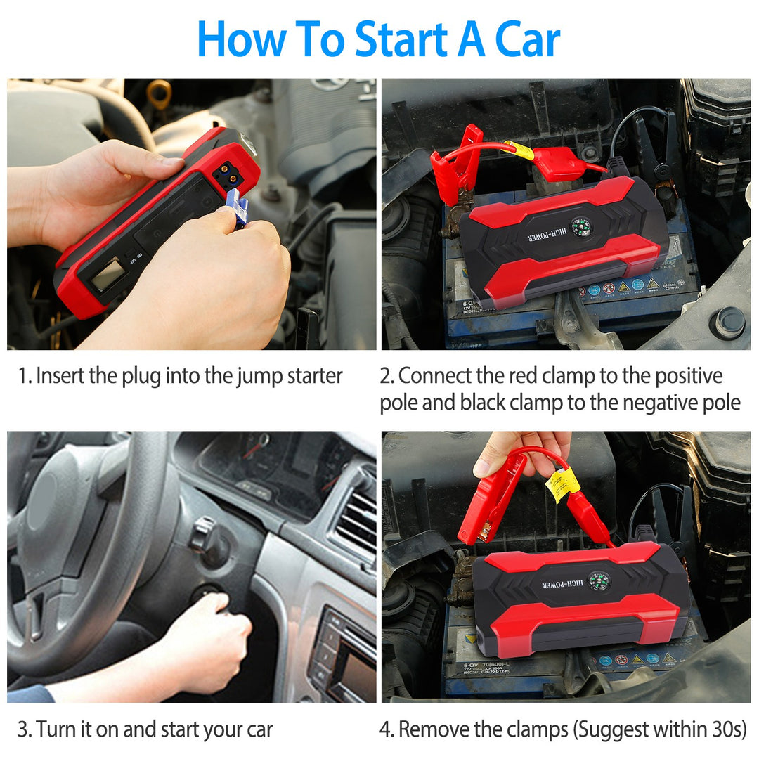 800A 28,000mAh Portable Car Jump Starter
