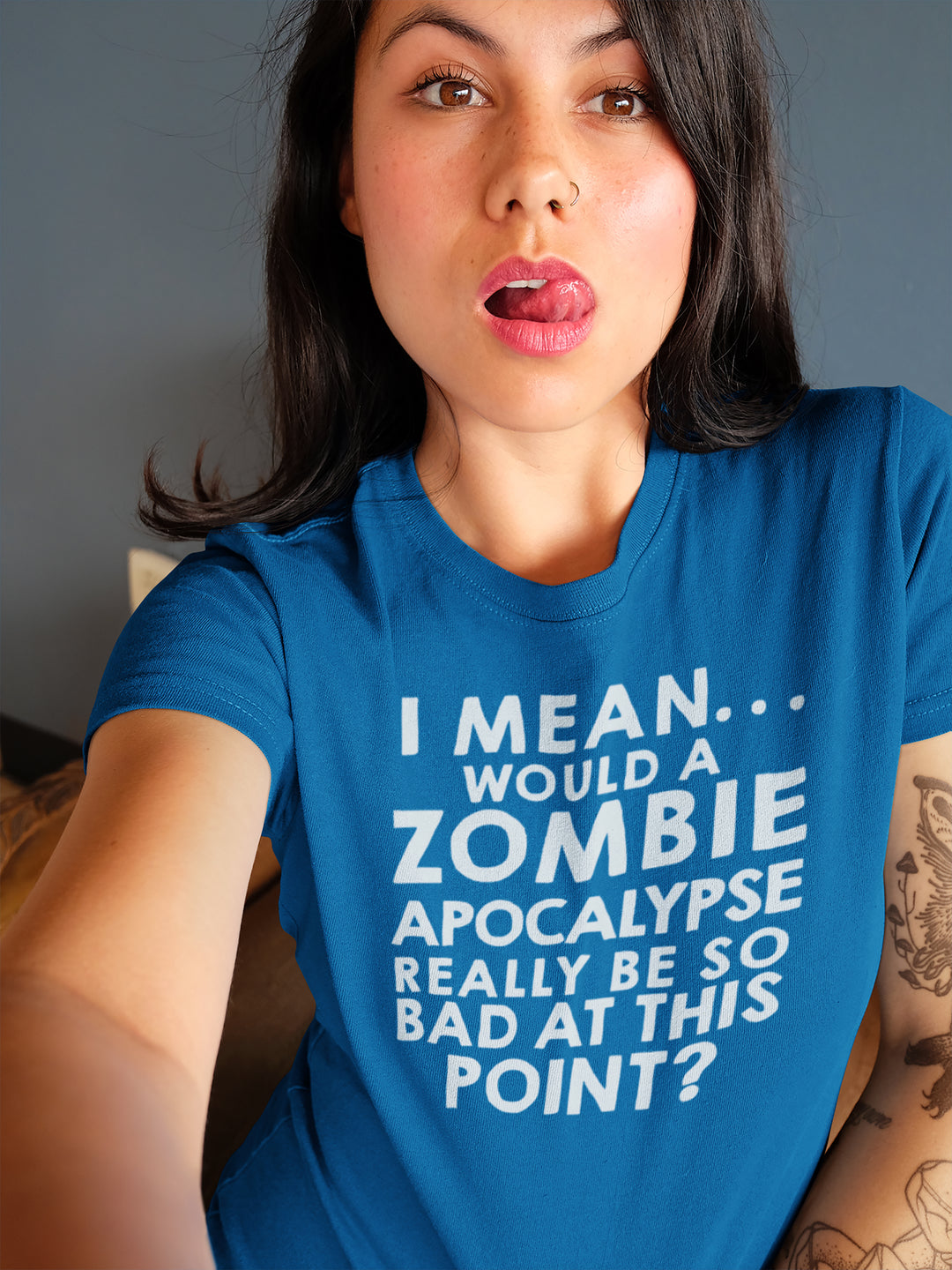 Zombie Apocalypse Humor Tee
