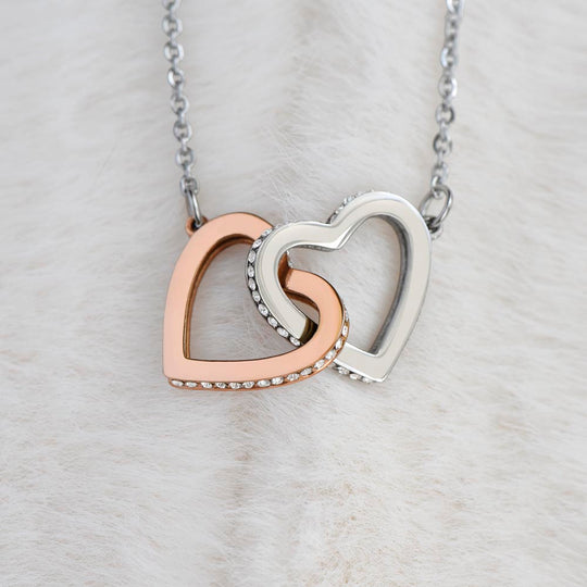 Grandma Interlocking Hearts Necklace Gift