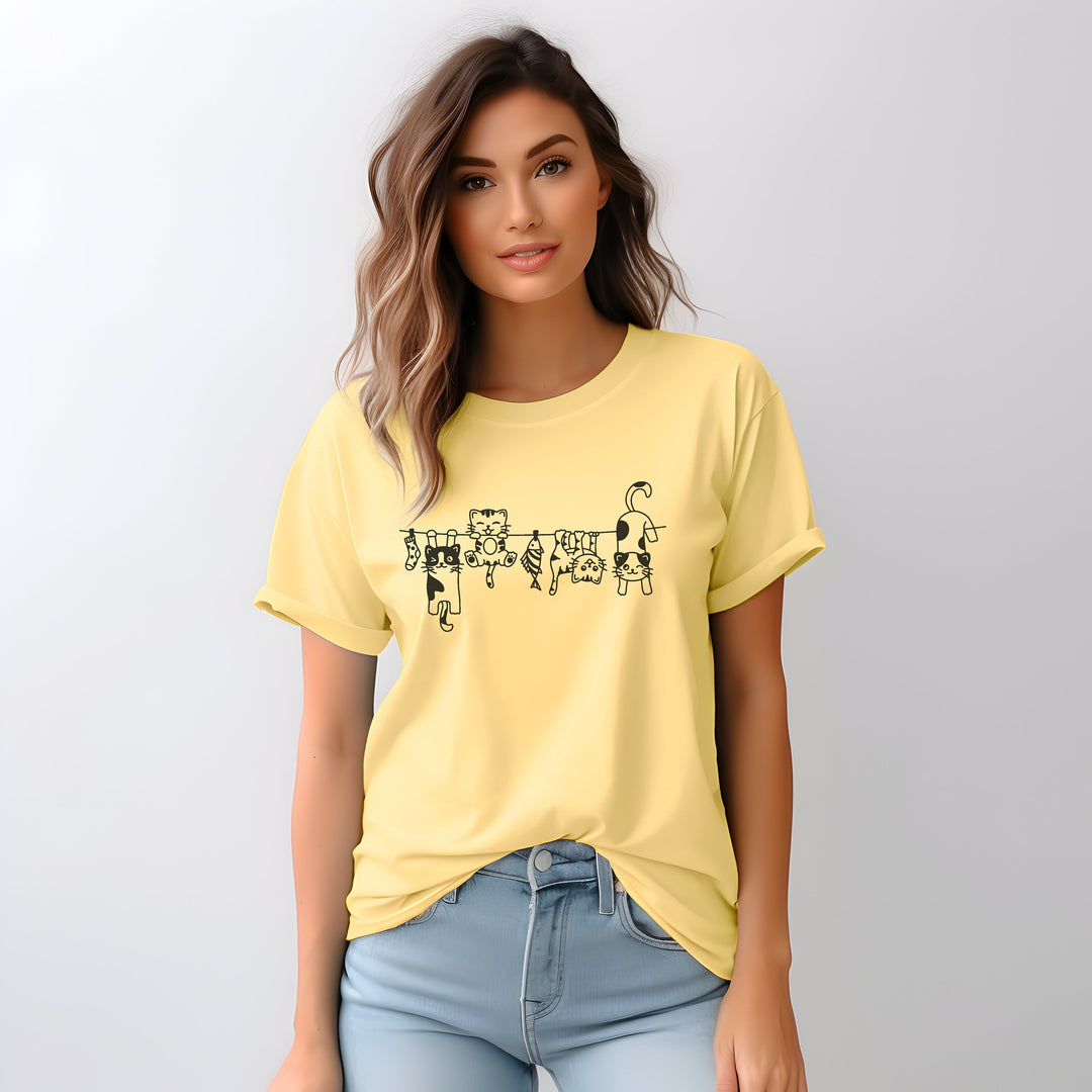 Kitten Clothesline T-Shirt