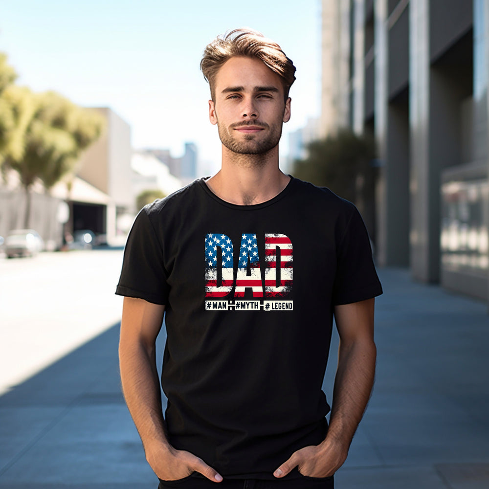 Dad Man Myth Legend Graphic T-Shirt