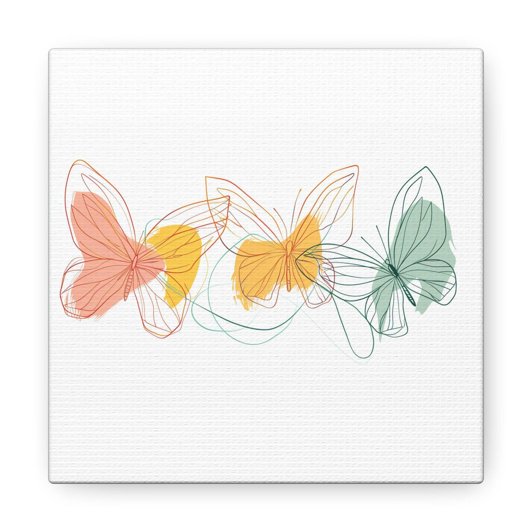 Elegant Butterflies Canvas Wrap Wall Art