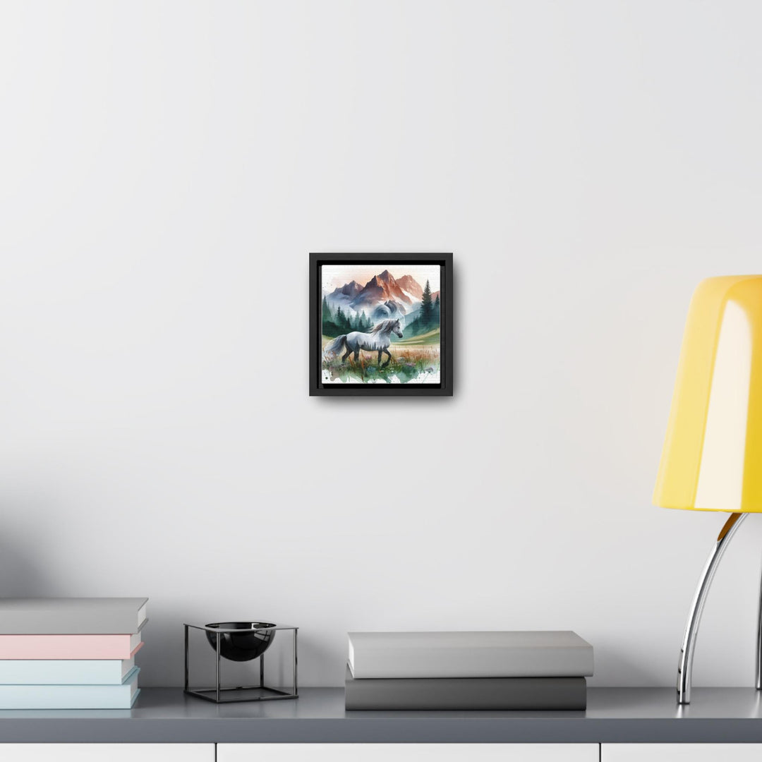 Majestic Horses Watercolor Canvas Art
