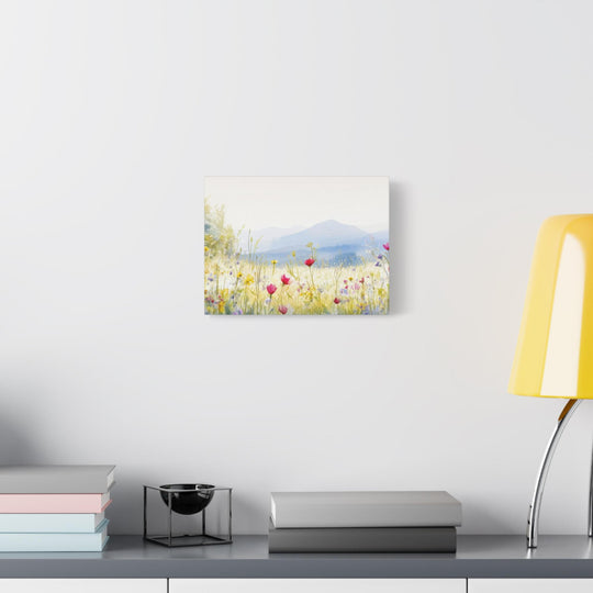 Wildflower Bliss Watercolor Matte Canvas Art