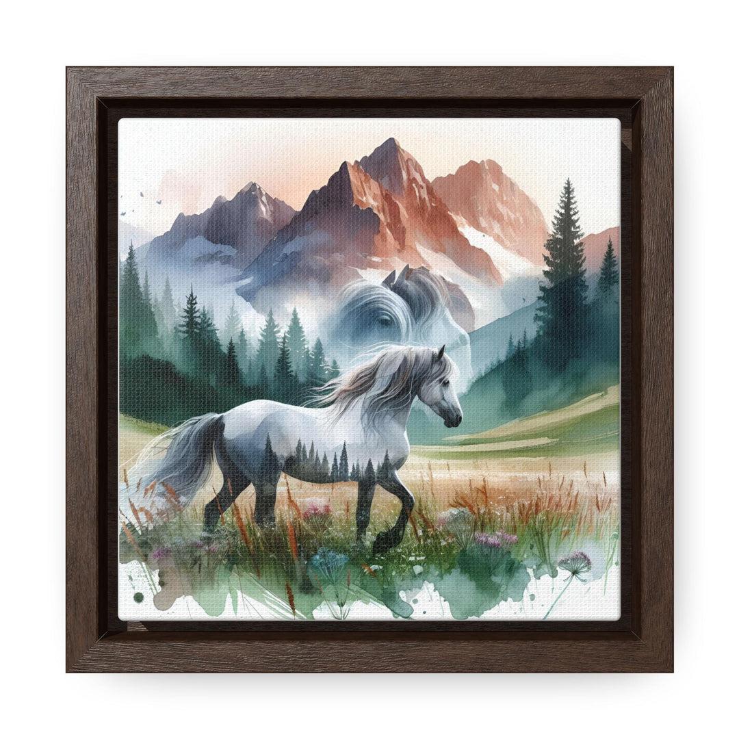 Majestic Horses Watercolor Canvas Art