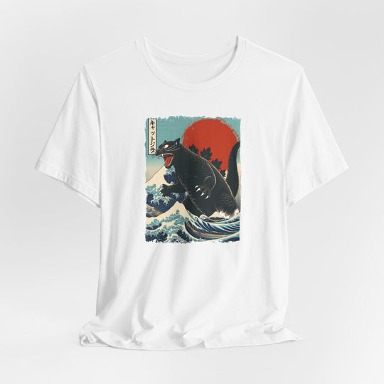 Catzilla T-Shirt: Funny Cat Lover Parody Tee