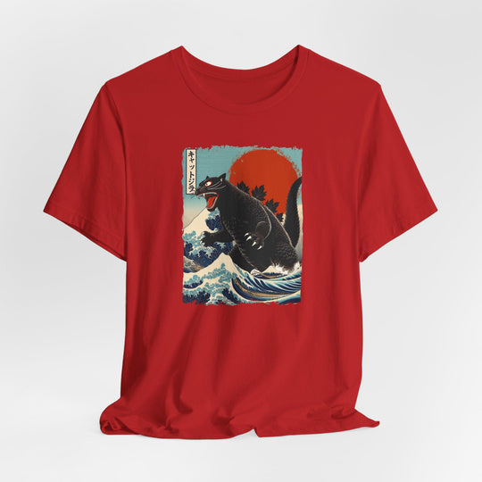 Catzilla T-Shirt: Funny Cat Lover Parody Tee