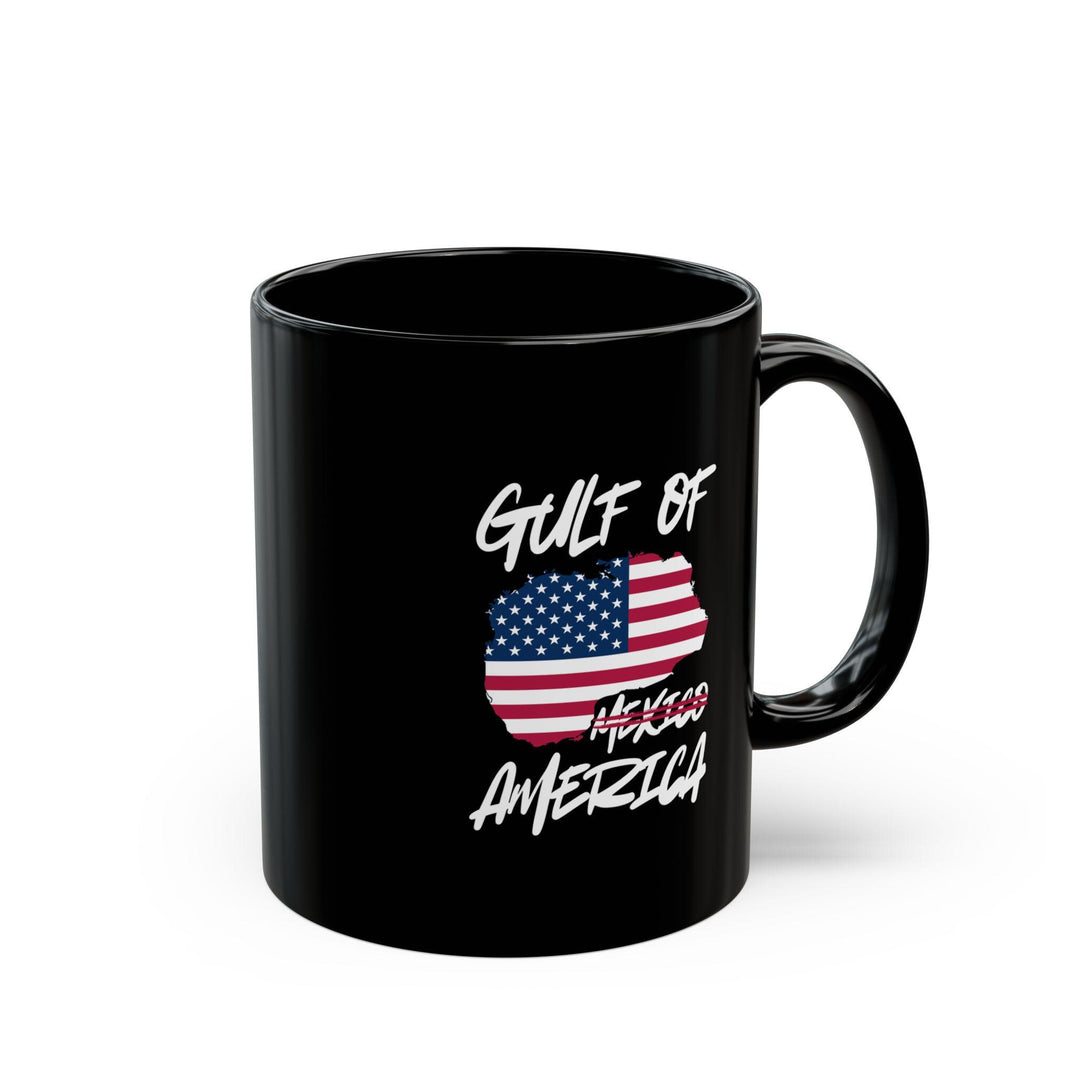 Gulf of America Patriotic Black Coffee Mug  11oz &amp; 15oz