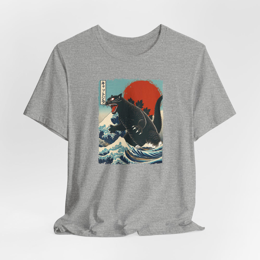Catzilla T-Shirt: Funny Cat Lover Parody Tee