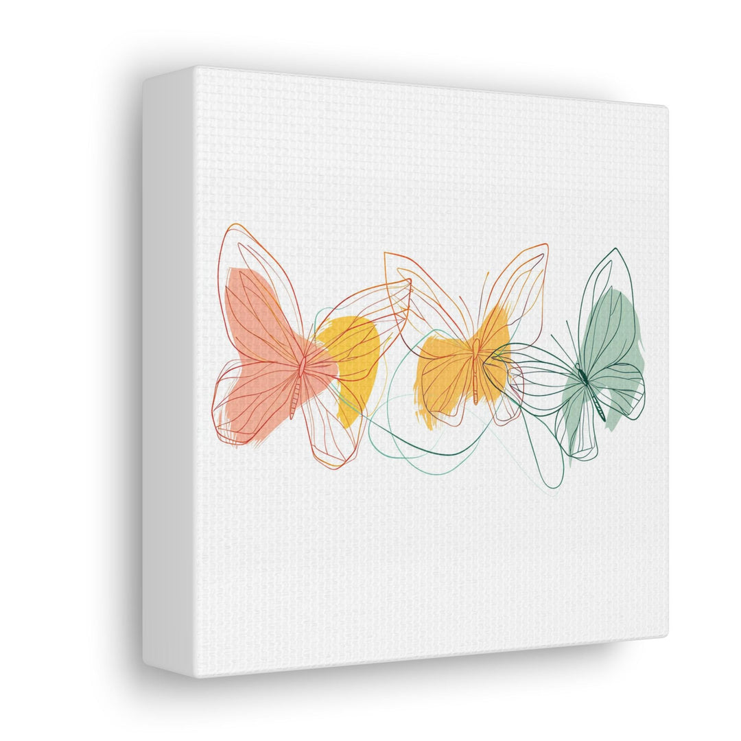 Elegant Butterflies Canvas Wrap Wall Art
