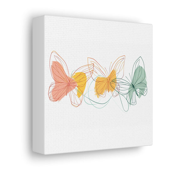 Elegant Butterflies Canvas Wrap Wall Art