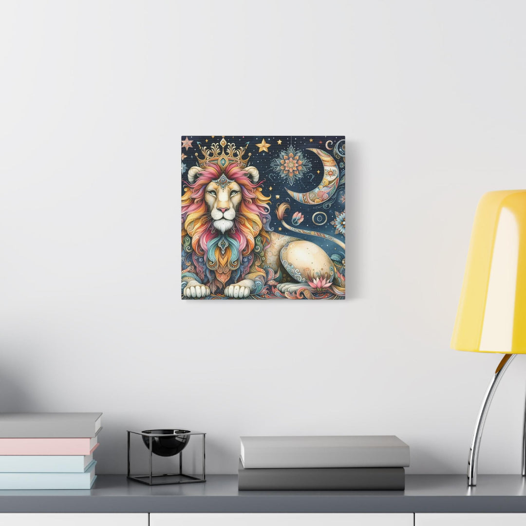 Bohemian Lion Canvas Art
