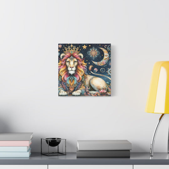 Bohemian Lion Canvas Art