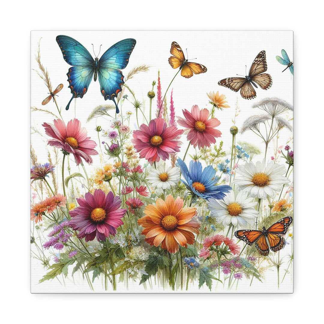 Floral Butterfly Canvas Art