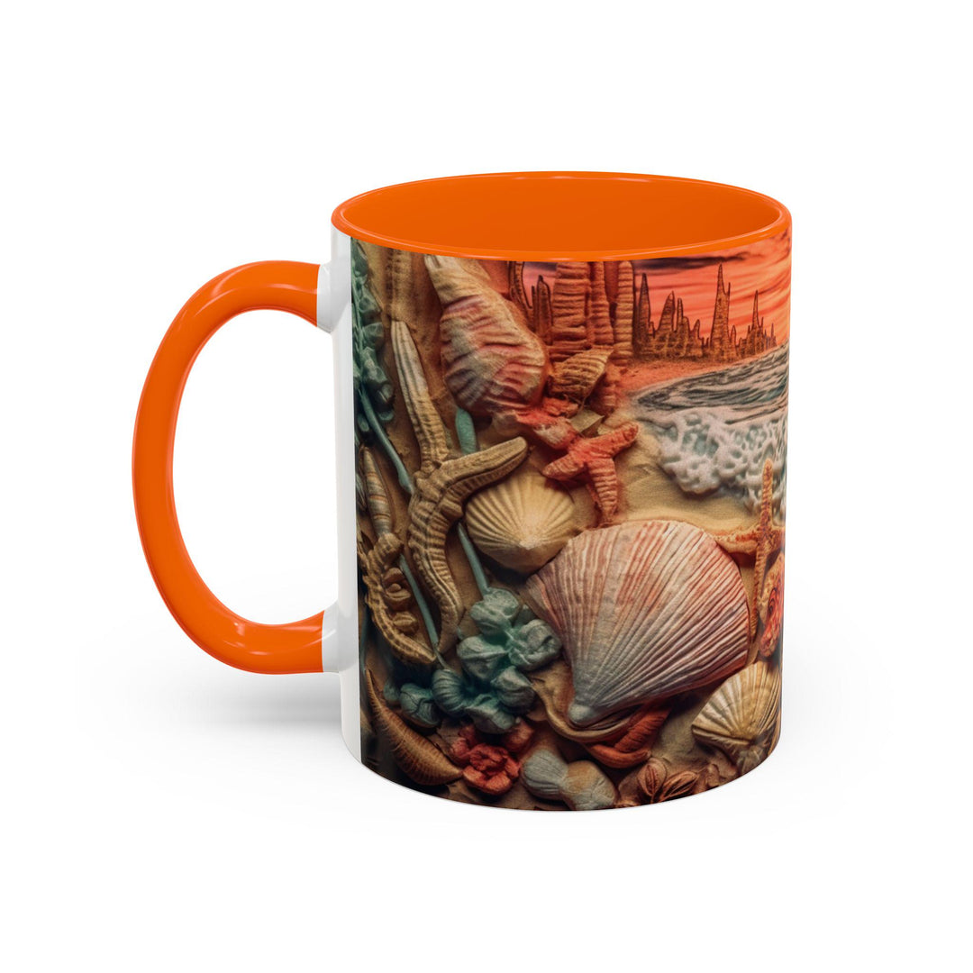 Coastal Sunset Coffee Mug: Beach Lover Gift, 11oz