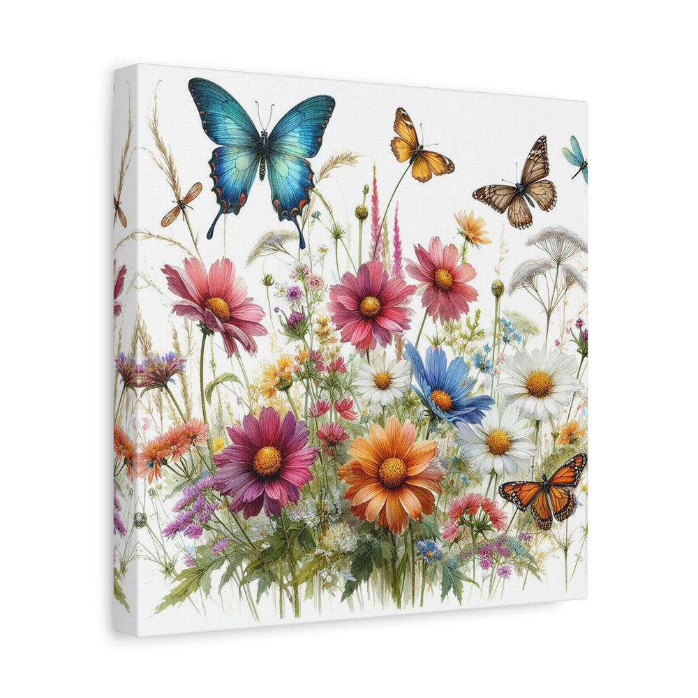 Floral Butterfly Canvas Art