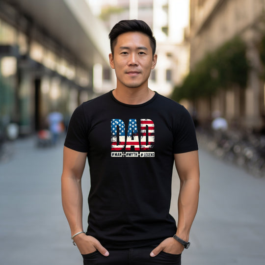 Dad Man Myth Legend Graphic T-Shirt