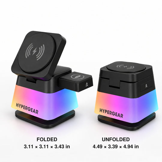 PowerFold Cube RGB 3-in-1 Wireless Charge
