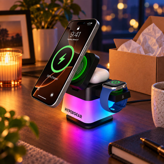 PowerFold Cube RGB 3-in-1 Wireless Charge