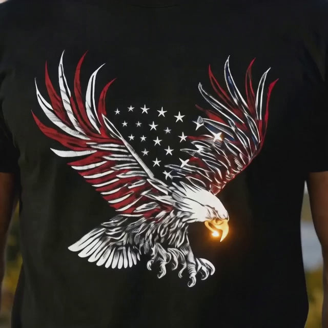 American Bald Eagle T-Shirt Patriotic Freedom Symbol