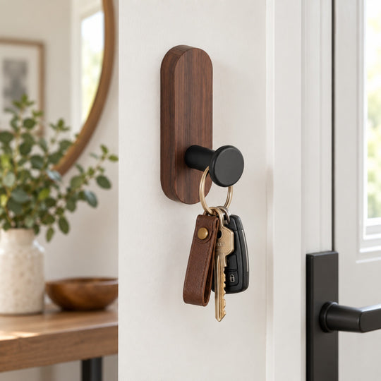 Self-Adhesive Wood Wall Hook
