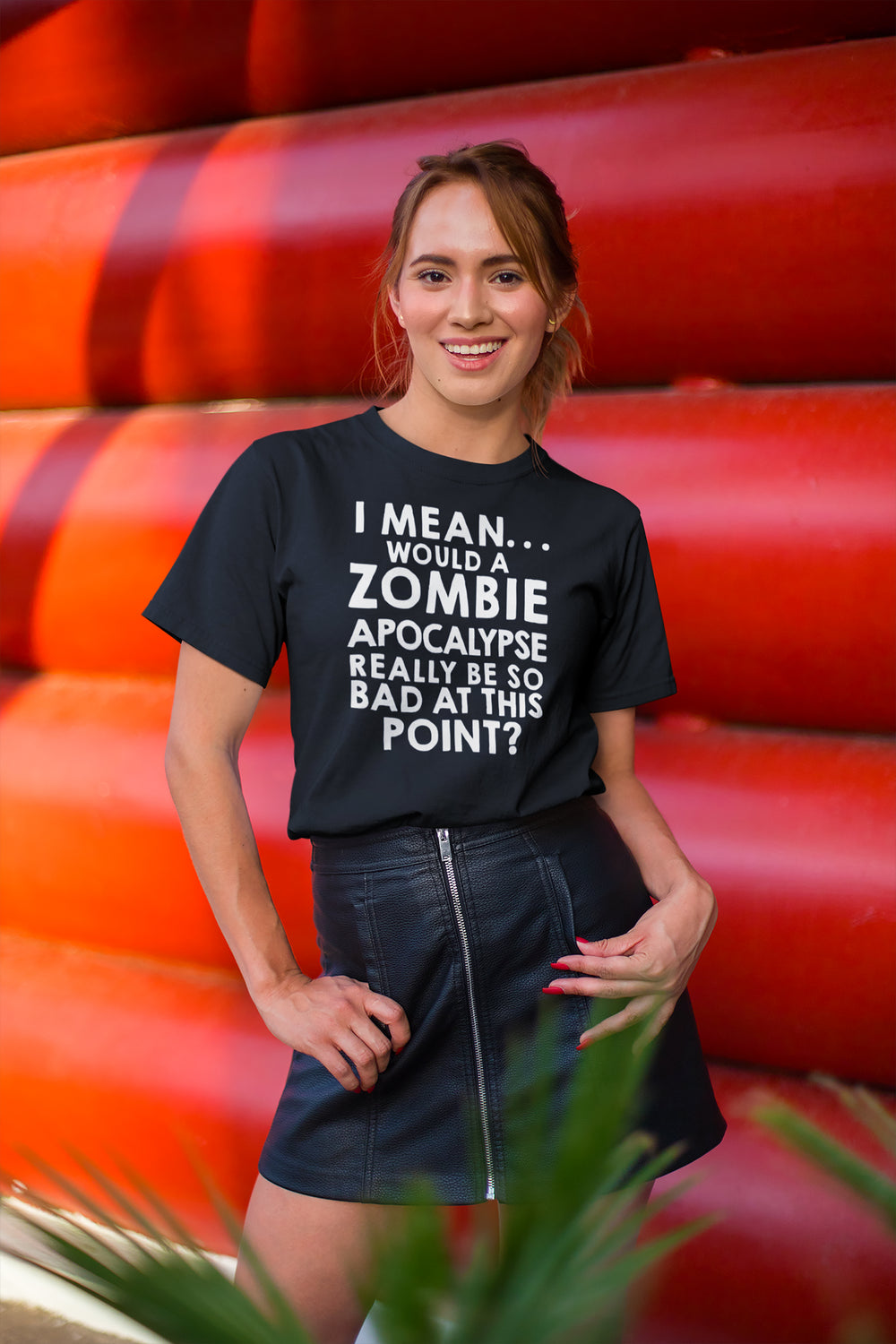 Zombie Apocalypse Humor Tee