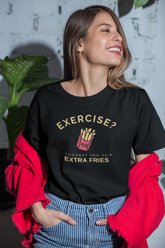Exercise Extra Fries Tee
