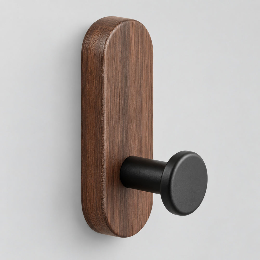 Self-Adhesive Wood Wall Hook