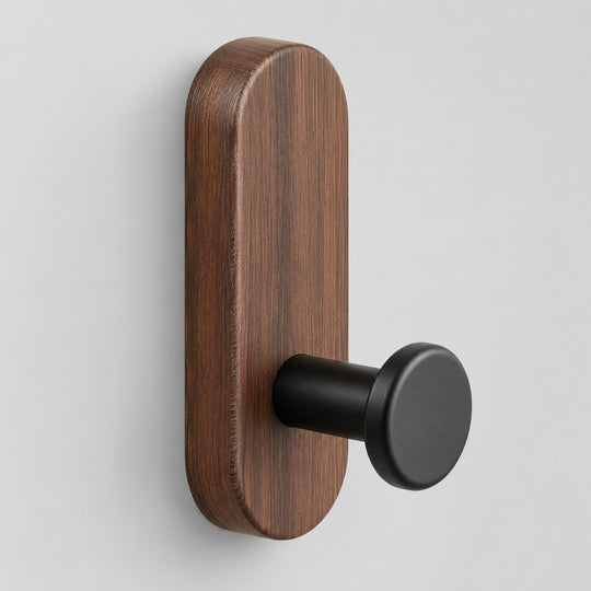 Self-Adhesive Wood Wall Hook